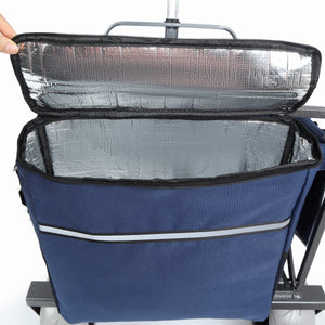 Beach Wagon with Big Wheels for Sand with 500lb Capacity - Dark Blue