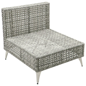 K&K Patio 8-Piece Patio Furniture Set with 43" Fire Pit Table