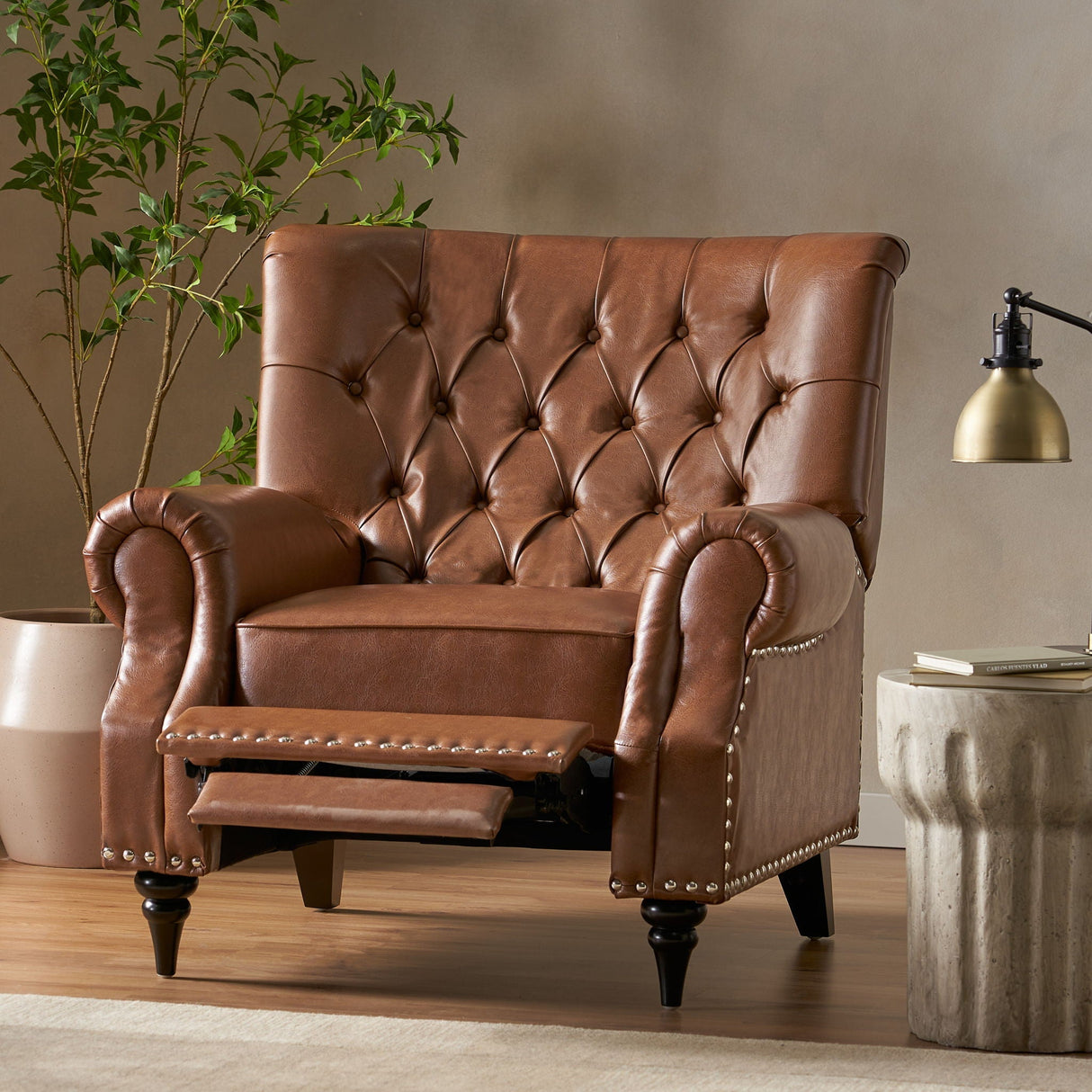 Classic Style Push Back Chair