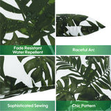 2 Pack Outdoor Throw Pillows, Waterproof & Fade-Resistant (18x18 Inch)