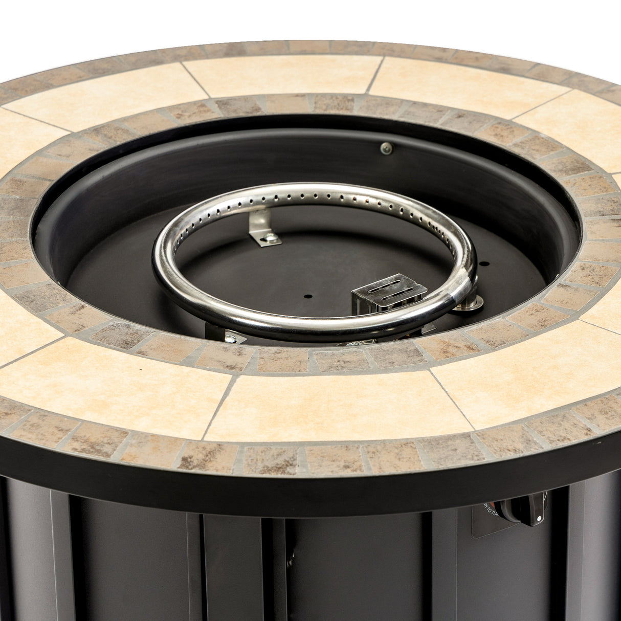 30" Propane Gas Fire Pit Table with Mosaic Ceramic Tabletop