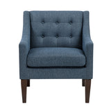 Contemporary Button Tufted Accent Chair