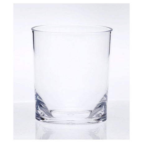 Oval Halo Unbreakable Crystal-Clear Tumblers – Set of 4