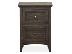 Westley Falls - Small Drawer Nightstand - Graphite