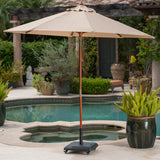 Wheelie umbrella base