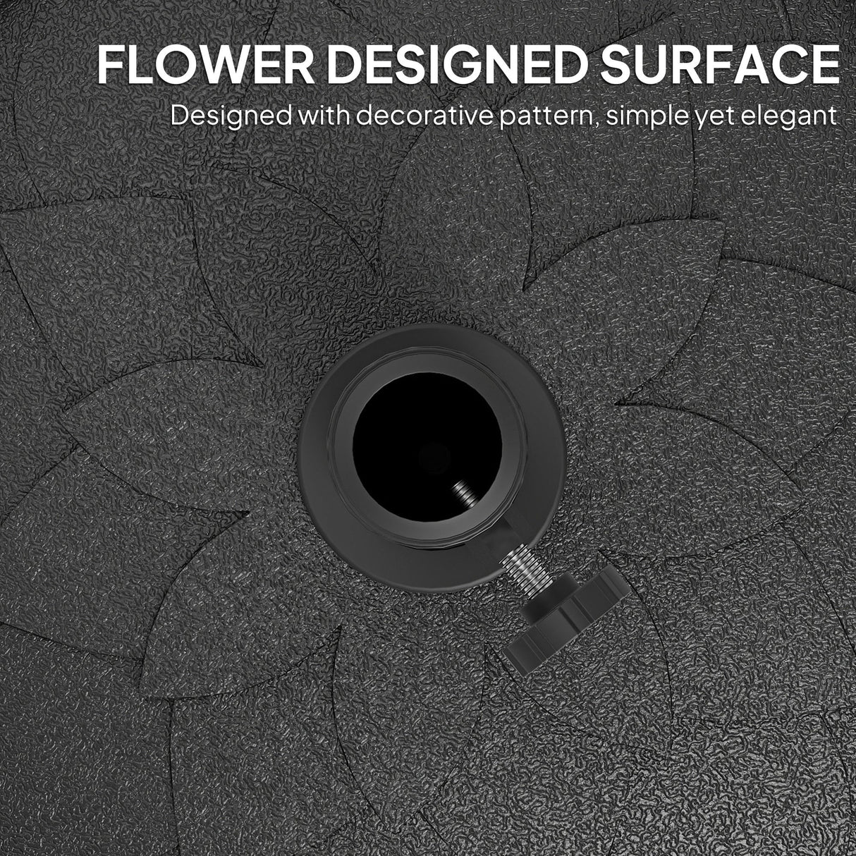 Elegant Design Resin Outdoor Umbrella Stand Base
