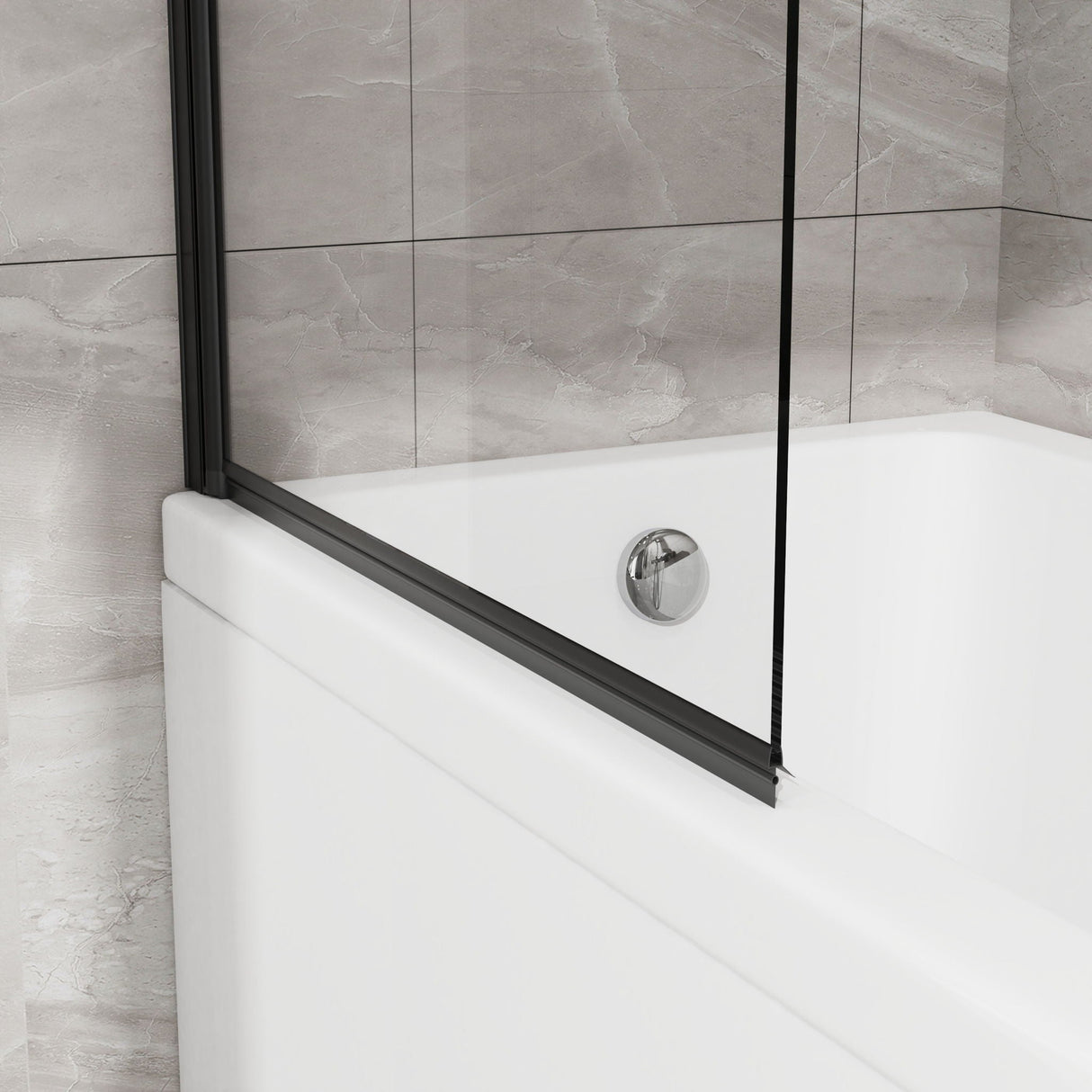 Goodyo - Frameless Bathtub Shower Door - Transparent