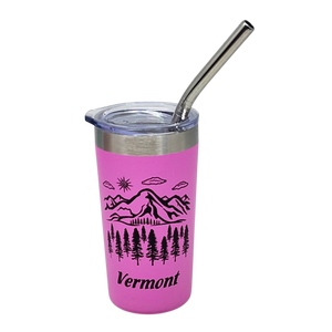 Vermont Green Mountains Stainless Steel 2oz Shooter - Pink