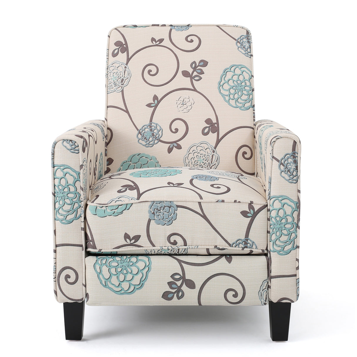 Abernathy Floral Push-Back Recliner of Refined Comfort