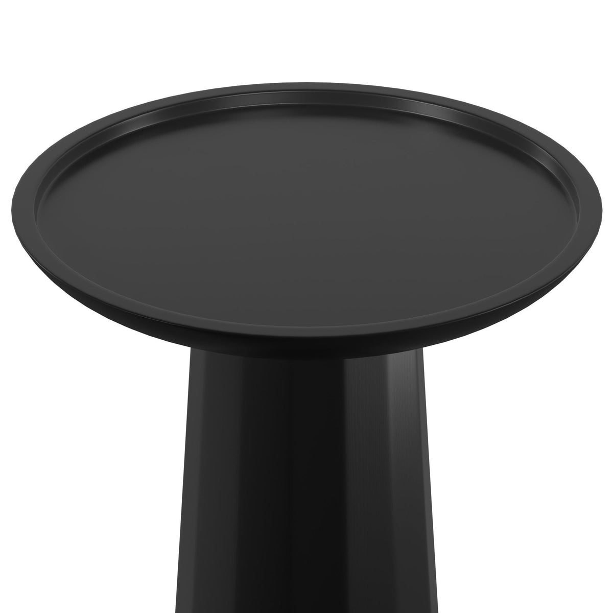 Handcrafted Wooden Accent Table with Sculptural Design - Choice of Color