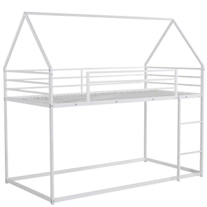 House Bunk Bed With Built In Ladder