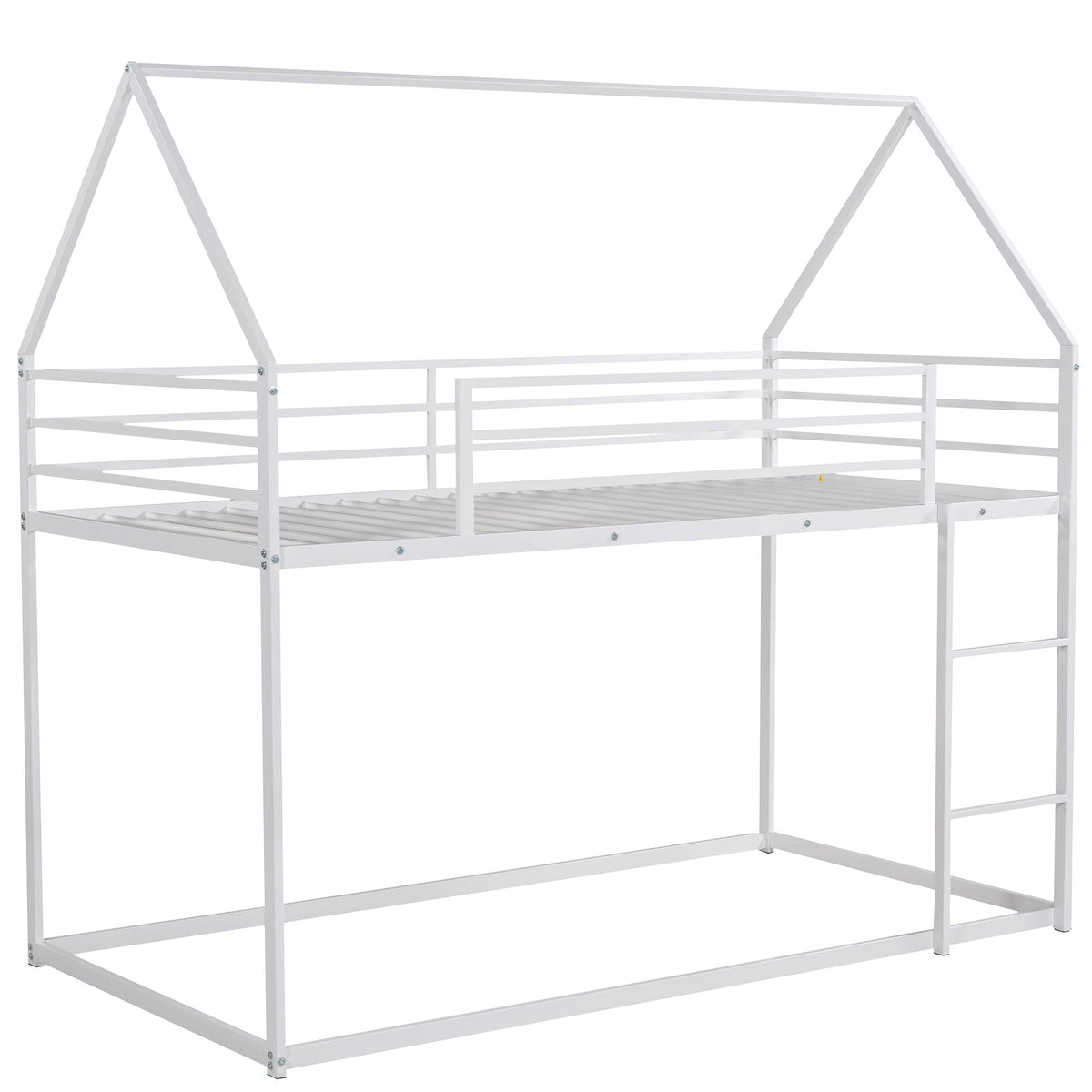 House Bunk Bed With Built In Ladder