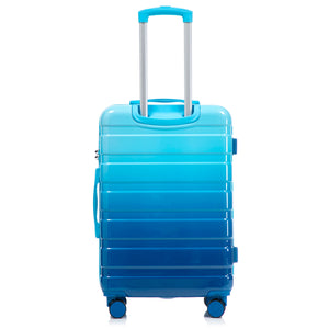 3-Piece PC Spinner Wheel Luggage Set with Gradient Color