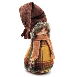 Gnomes Decorations For Fall Thanksgiving Table Decorations (Set of 2) - Brown / Yellow