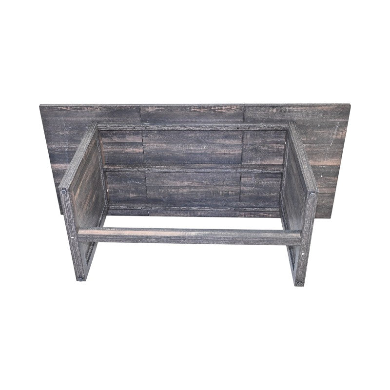 70.87" Farmhouse Large Dining Table for 6-8 People