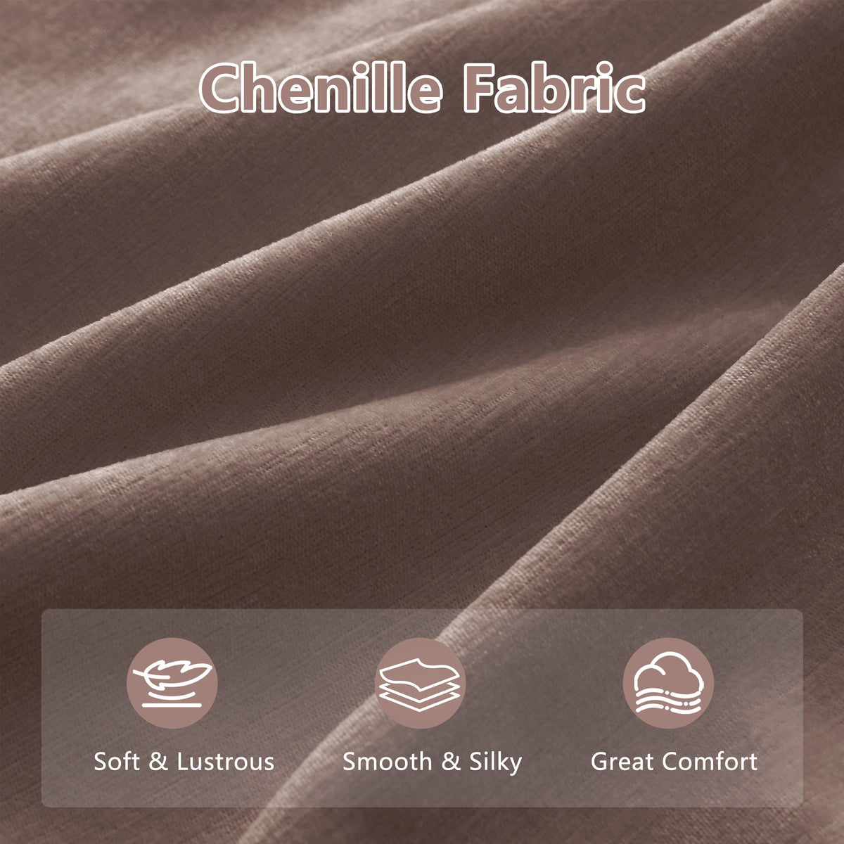 137" Oversize Chenille L-Shaped Sofa
