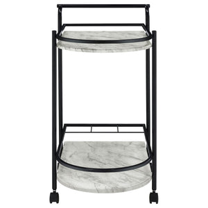 Serving Cart With Wine Rack