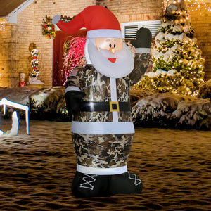 HOMCOM 8' Christmas Inflatables Outdoor Decorations