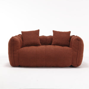 Cozy Beanbag Chair With High Resilience Foam Core For 2