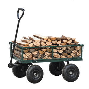 Wagon Cart Garden Cart Trucks in Green