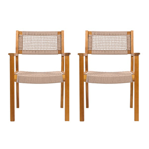 Braided Dining Chair - Set of 2