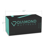 Diamond hughes cool latex hybrid euro -top 14.5" - firm support