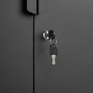 2 Door File Cabinet With Lock, 4 Adjustable Shelves, Heavy-Duty
