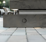 Outdoor Firepit Table 48 x 24 Inch Rectangle Fire Pit Table