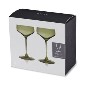 Reserve nouveau crystal coupes in sage viski®