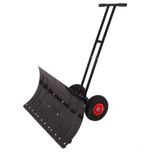 30" Heavy Duty Snow Shovel with Wheels