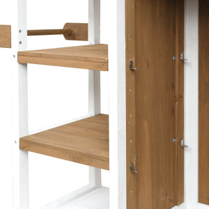 Foldable Outdoor Kitchen Island Patio Prep Station