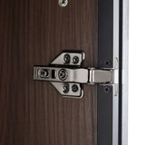 Modern Minimalist 51.2'' Tall Lighted Display Cabinet with Tempered Glass