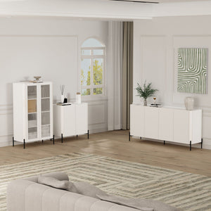 Abbey - Bookcase Cabinet With 4 Adjustable Shelves