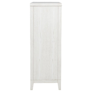 Inverness - 5 Drawer Bedroom Chest - White