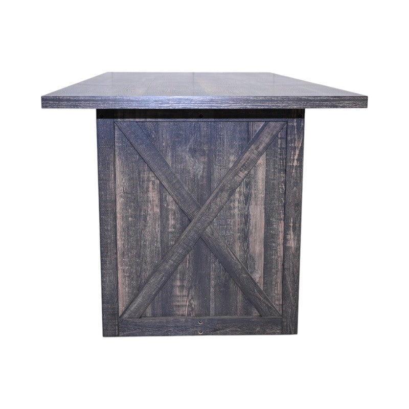 70.87" Farmhouse Large Dining Table for 6-8 People