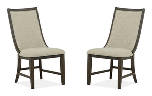 Westley Falls - Upholstered Host Side Chair (Set of 2) - Graphite