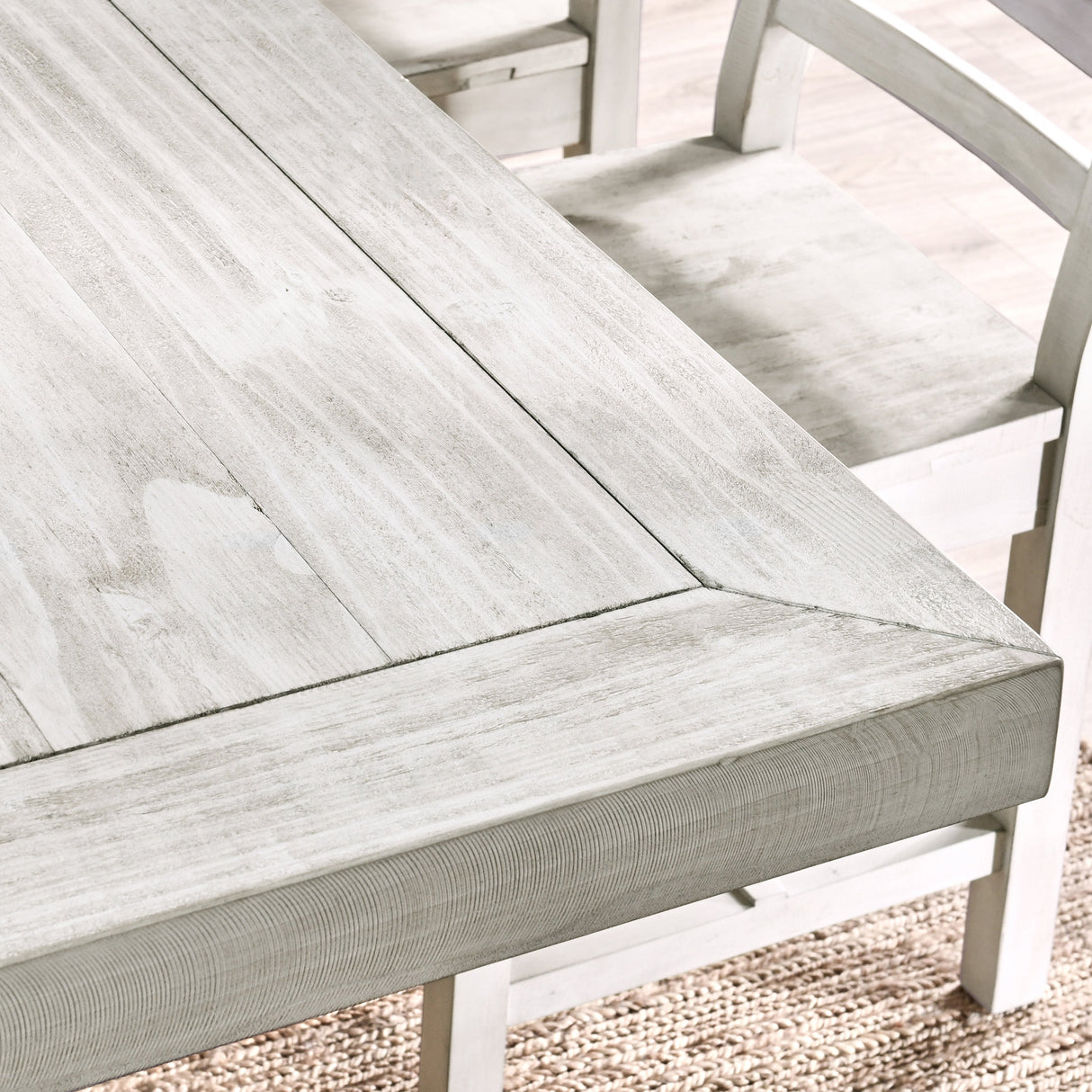 Auraeons Rectangular Dining Table with Trestle Base