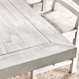 Auraeons Rectangular Dining Table with Trestle Base