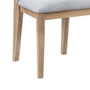 Caspian - And Oak Finish Dining Chair (Set of 2) - Gray