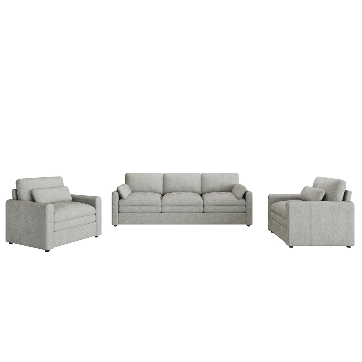 Cozy Sofa Set Oversized Comfy Cloud Sofa with Double Cushion