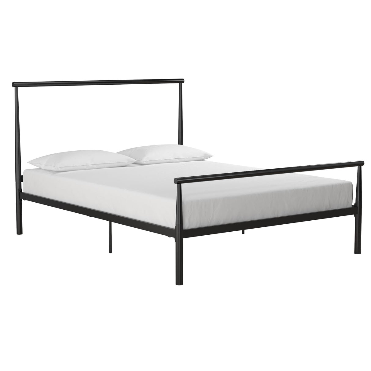 Calixa - Full Bed, Adjustable Height, No Box Spring Needed - Black