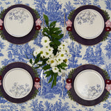 JASMINE PURPLE ORANGE FAUX LEATHER PLACEMAT