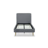 Heather - Upholstered Bed With Curved Headboard