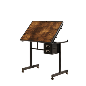 1000 Pieces Jigsaw Puzzle Metal Table with 4 Trays and 2 Drawers