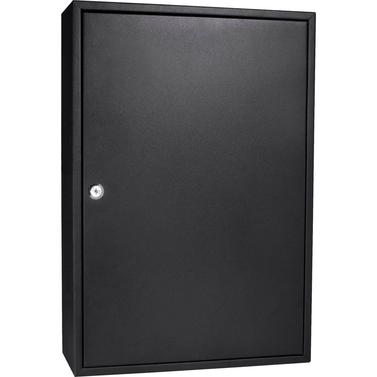 Adjustable Key Cabinet with Lock - Multiple Sizes, Gray or Black
