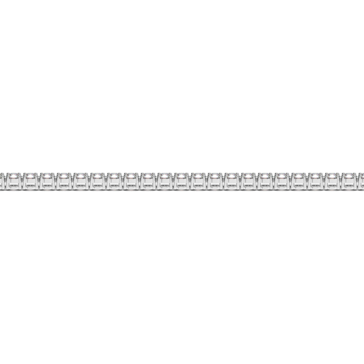 Lab Grown Round Diamond Tennis Bracelet in 14k White Gold (3 cctw F/G  VS2/SI1)