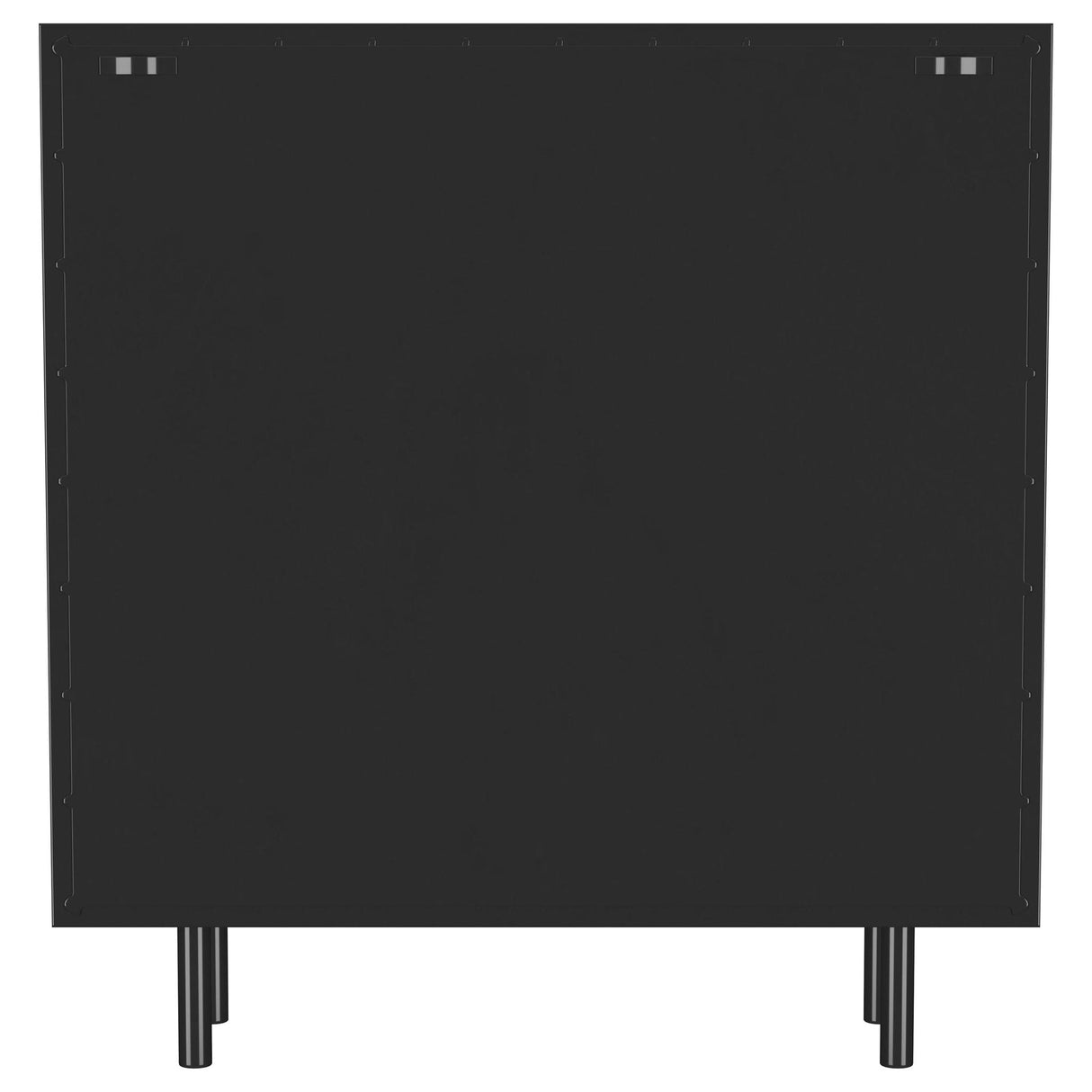 Dalia 2-door Accent Storage Cabinet with Shelving Black