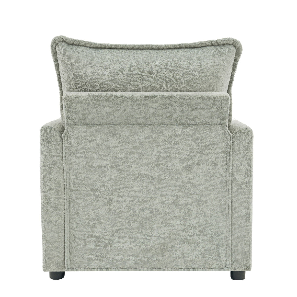 Modern Single Seat Accent Chair With Side Storage Pockets