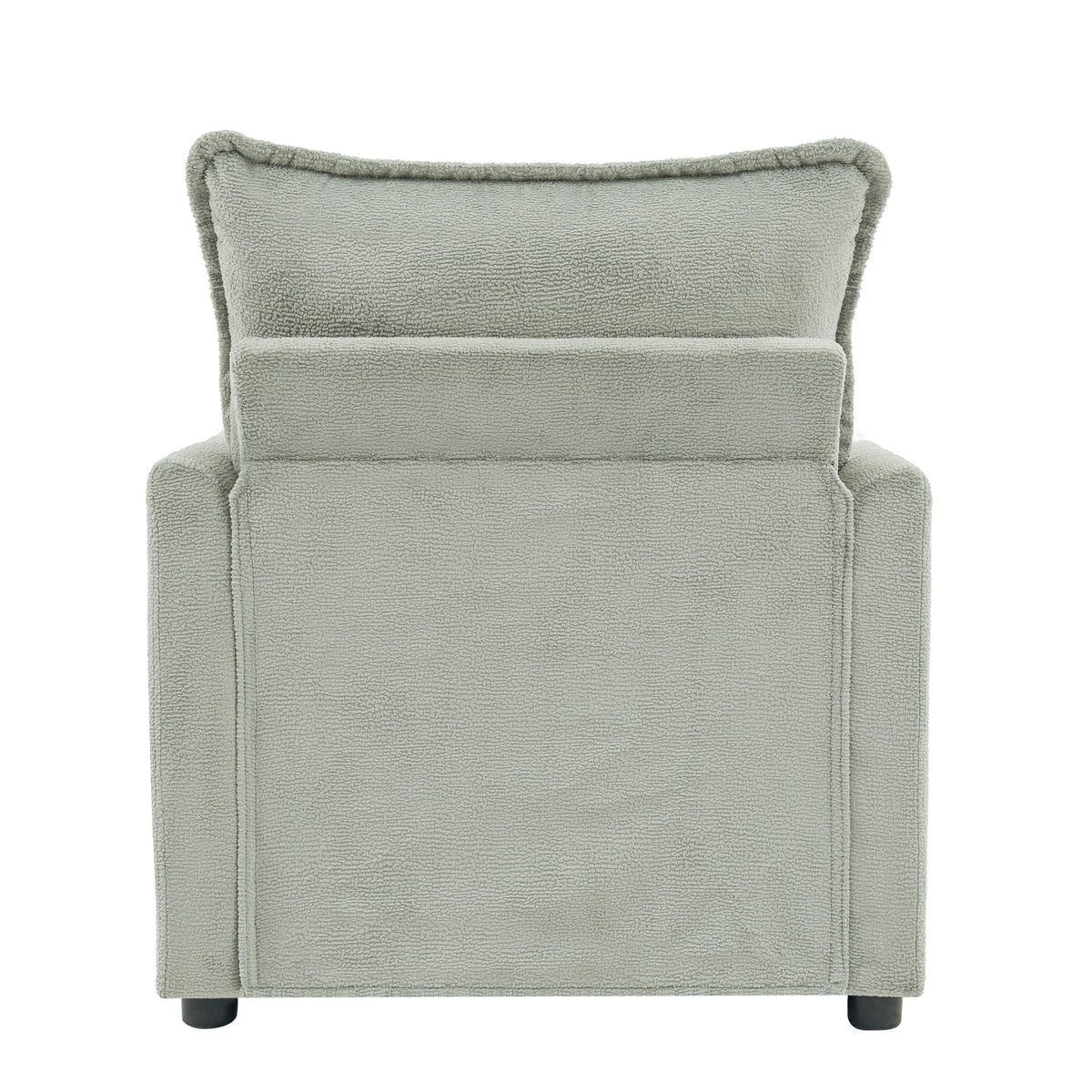 Modern Single Seat Accent Chair With Side Storage Pockets