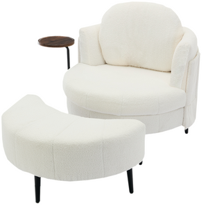 42.5' Single Sofa Chair in White